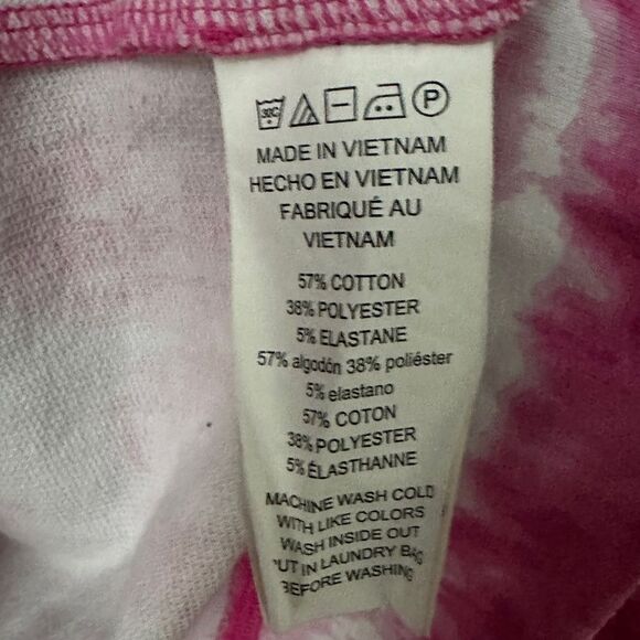 Michael Kors Pink Tie Dye Pullover Long Sleeve Sweatshirt Size Large - Picture 4 of 8